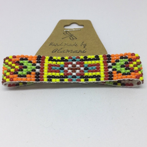 Handmade Protective Pattern Beaded Bracelet